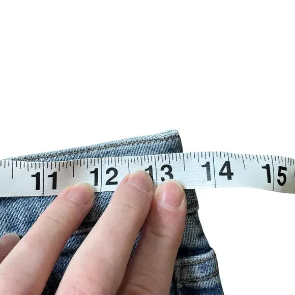 NEW AGOLDE Riley Straight Crop Jeans Distressed - Picture 9 of 11